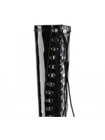 Adore Lace Up Back Thigh High Platform Boots