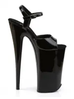 Black Ultra High 10 Inch Beyond Sandal