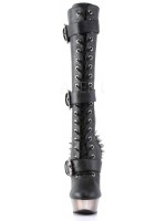 Spine Heeled Muerto Studded Knee Boots