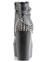 Pentagram Charm The Craft Gothic Ankle Boots