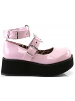 Sprite Heart Ring Baby Pink Platform Mary Jane