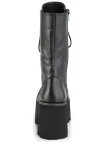 Ashes Womens Mid-Calf Platform Combat Boots