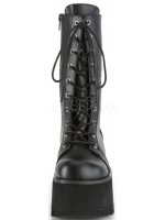 Ashes Womens Mid-Calf Platform Combat Boots