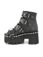 Ashes Womens Black Platform Sandal