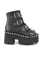 Ashes Womens Black Platform Sandal