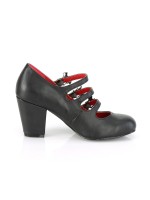 Bat Buckled Vivika Triple Strap Mary Janes