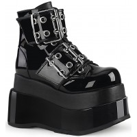 Bear Black Platform Ankle Boots