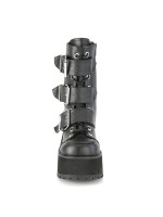 Ranger Buckled Black Combat Boots