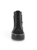 Emily Womens Black Canvas Hightop