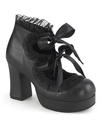 Heart Ruffled Gothika Pumps