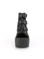 Violet Peep-Toe Ankle Boots for Women