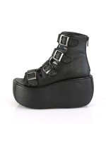 Violet Peep-Toe Ankle Boots for Women