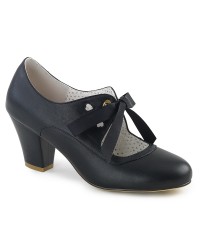 Wiggle Vintage Style Mary Jane Shoes in Black