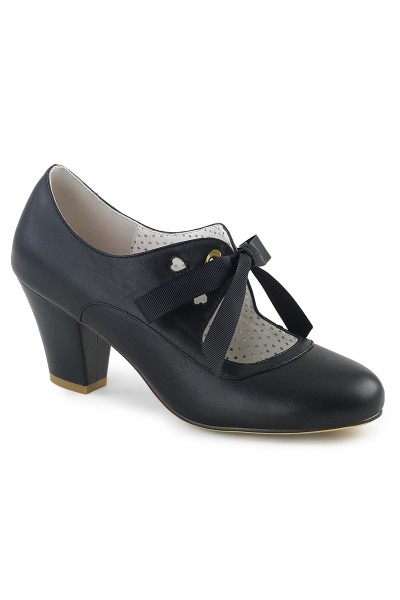 Wiggle Vintage Style Mary Jane Shoes in Black