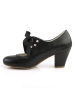 Wiggle Vintage Style Mary Jane Shoes in Black