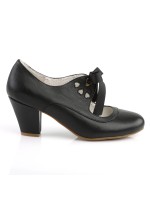 Wiggle Vintage Style Mary Jane Shoes in Black