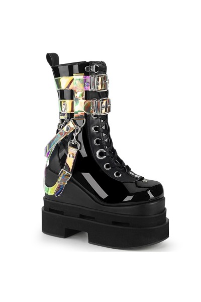 Eternal Black Magic Mirror Gothic Boots