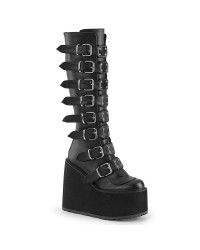 Swing Buckled Womens Platform Boots