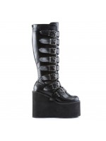 Swing Buckled Womens Platform Boots