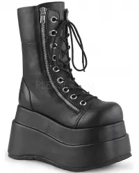 Bear Black Matte Womens Platform Boots