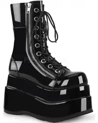 Bear Black Womens Platform Boots