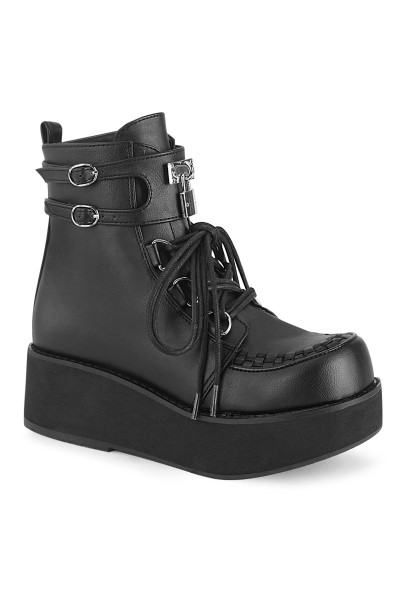 Sprite Black Womens Ankle Boots