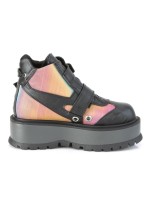 Slacker Rainbow and Black Womens Ankle Boots