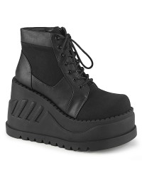 Stomp Black Womens Platform Sneaker