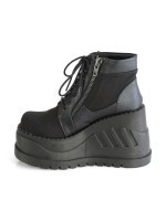 Stomp Black Womens Platform Sneaker