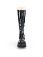 Black Hologram Shaker-65 Womens Knee Boots