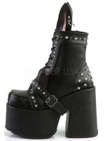 Kitty and Bunny Ear Chunky Heel Platform Boots