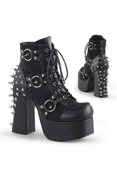 Charade Kick Ass Studded and Ringed Ankle Boots