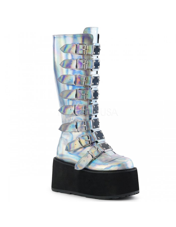 goth boots knee high
