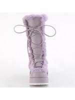 Demonia Cubby-311 Mid-Calf Boots in Lavender