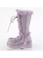 Demonia Cubby-311 Mid-Calf Boots in Lavender