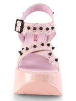 Dynamite Star Womens Platform Candy Pink Sandal