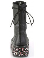Emily Floral Platform Mid-Calf Boots