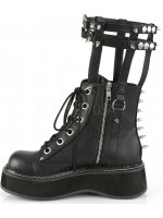 Emily Heart Cage Calf High Womens Boots