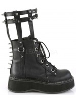 Emily Heart Cage Calf High Womens Boots