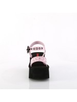 Spider Pink Hologram Platform Gothic Sandal