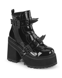 Assault-72 Patent Ankle Boots