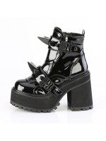 Assault-72 Patent Ankle Boots