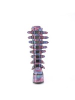Swing Buckled Galaxy Womens Platform Boots