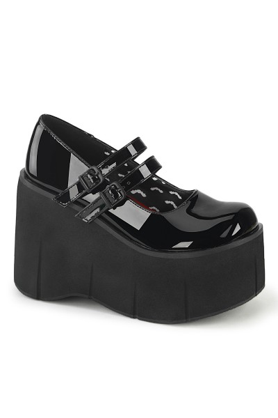 Kera Platform Mary Jane Double Strap Pump