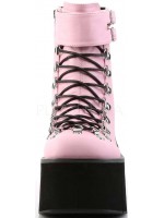 Kera Pink Platform Ankle Boots