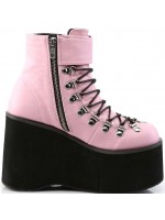 Kera Pink Platform Ankle Boots