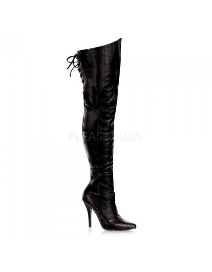 womens leather thigh high boots