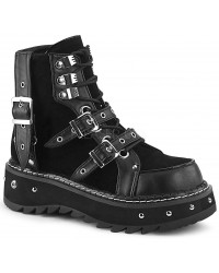 Lilith Black Platform Ankle Boots