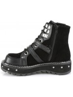 Lilith Black Platform Ankle Boots