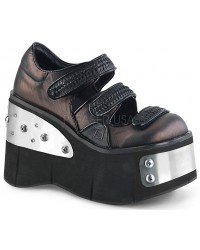 Kera Womens Platform Mary Jane with Metal Plates